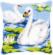 PN-0144079 Набор для вышивания крестом (подушка) Vervaco Swans "Лебеди". Catalog. Kits