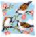 PN-0145156 Набор для вышивания крестом (подушка) Vervaco Birds between flowers "Птицы между цветами" . Catalog. Kits