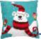 PN-0155870 Набор для вышивания крестом (подушка) Vervaco Happy christmas bear "С Рождеством Христовым, медведь". Catalog. Kits