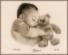 PN-0163566 Набор для вышивки Младенец с медведем, 24х23, аида 14, счетный крест Vervaco. Catalog. Kits