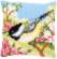 PN-0164300 Набор для вышивания крестом (подушка) Vervaco Bird in the garden "Птица в саду". Catalog. Kits