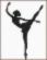 PN-0008132 Набор для вышивки крестом LanArte Ballet silhouette II "Балет силуэт II" . Catalog. Kits