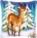 PN-0146918 Набор для вышивания крестом (подушка) Vervaco Deer in winter "Олень зимой". Catalog. Kits