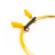160-2/желтые Пяльцы Nurge пружинные для вышивания и штопки, высота обода 5мм, диаметр 126мм. Catalog. Embroidery and sewing. Tambour