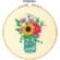 72-76294 Набор для вышивания гладью DIMENSIONS Flower jar "Цветочная банка". Catalog. Kits