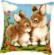 PN-0008692 Набор для вышивания крестом (подушка) Vervaco "Кролики". Catalog. Kits