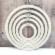 230-1 Пяльцы-рамка Nurge круглые каучуковые с подвесом, высота обода 10мм, диаметр 95мм (белые). Catalog. Embroidery and sewing. Tambour