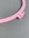 170-2 П`яльці Nurge пластикові з гвинтом, висота обідка 9мм, діаметр 228мм (рожеві). Catalog. Embroidery and sewing. Tambour