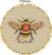 72-76314 Набір для вишивання гладдю DIMENSIONS ROUND BEE  Бджола з п'яльцями. Catalog. Kits