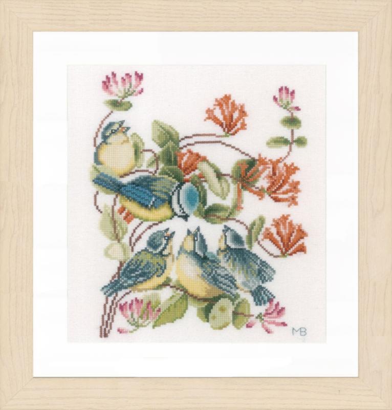 PN-0170949 Набор для вышивки крестом LanArte Chickadees "Синички". Catalog. Kits