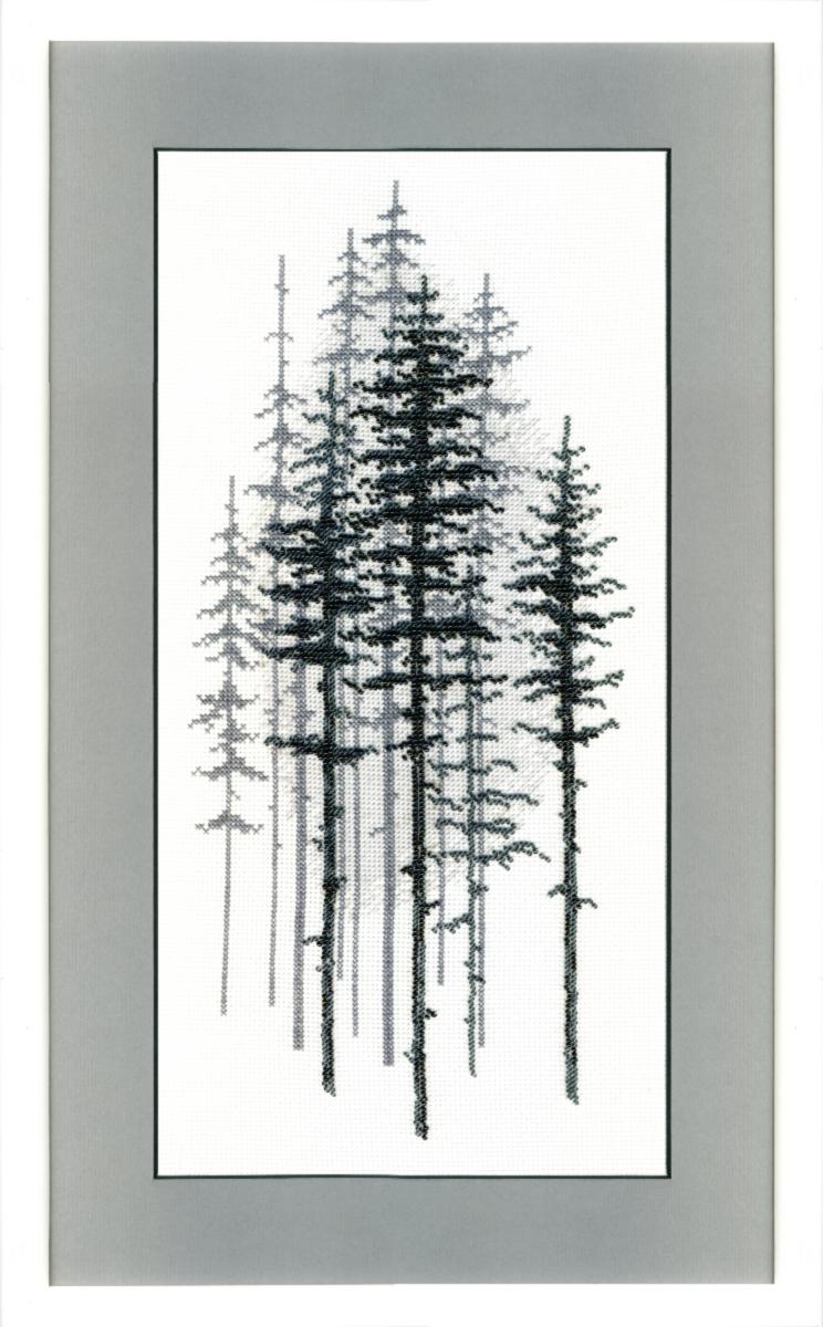 ВТ-1014 Набор для вышивания Crystal Art "Туманный лес". Catalog. Kits