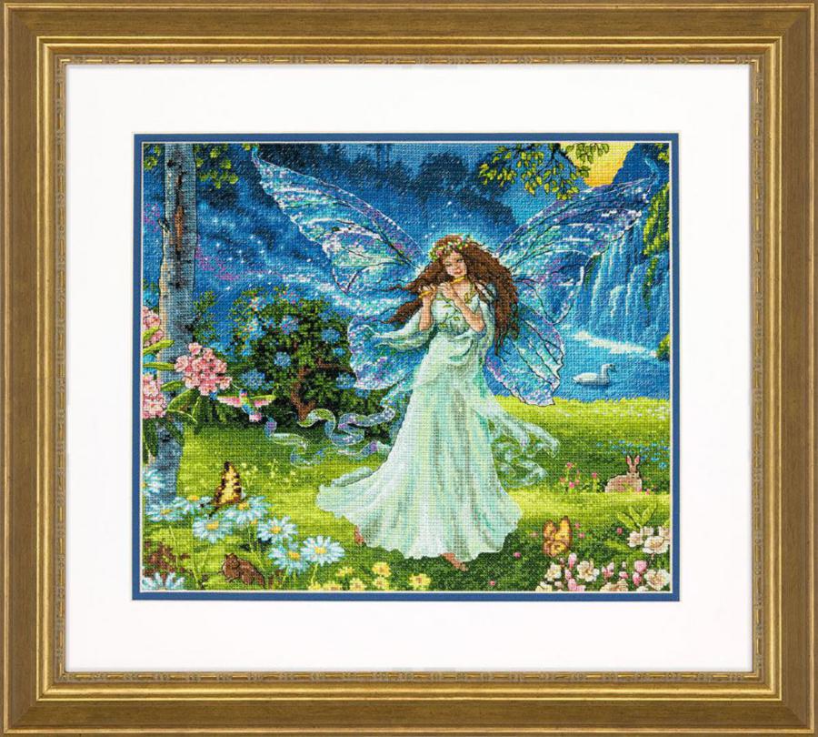 70-35354 Набор для вышивания крестом DIMENSIONS Spring Fairy "Весенняя фея". Catalog. Kits