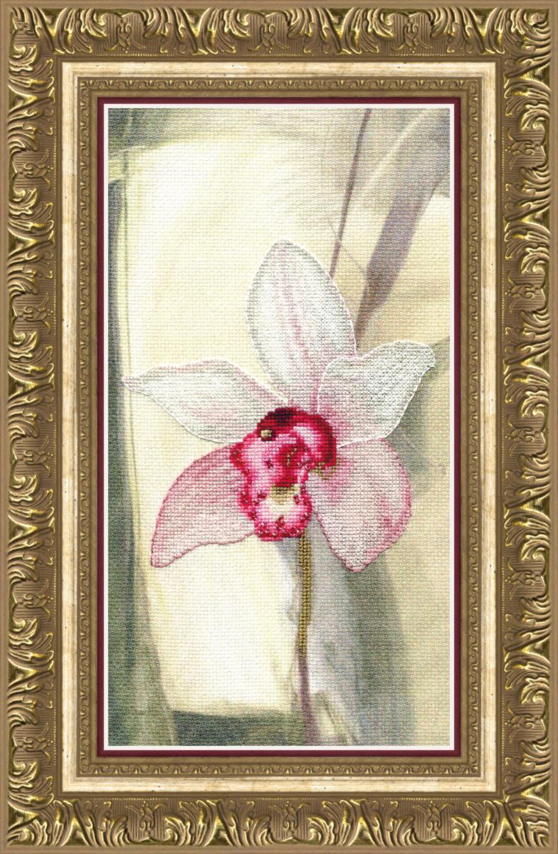 Набор для частичной вышивки крестом Чарівна Мить РК-119 "Розовая орхидея". Catalog. Kits