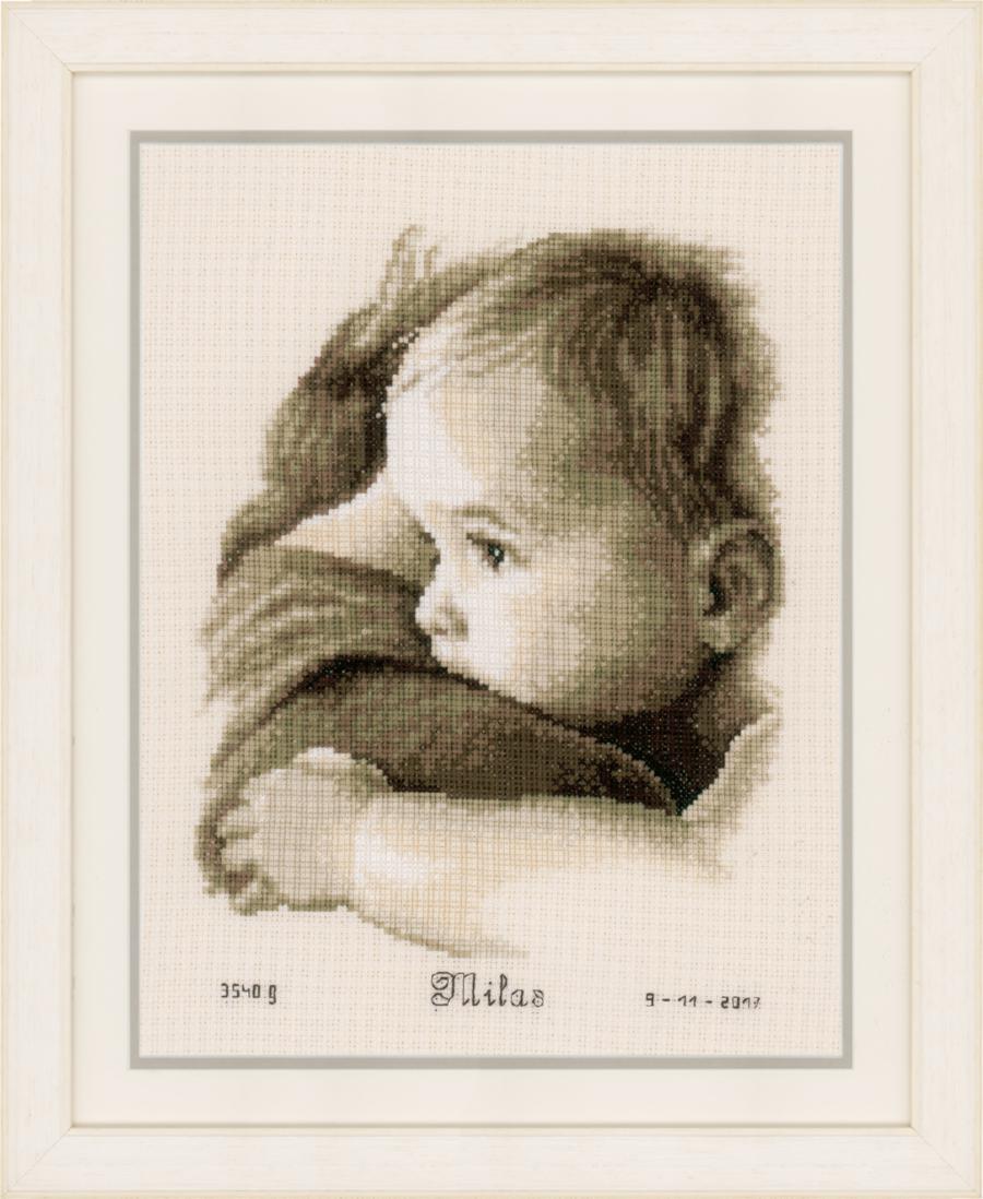 PN-0158510 Набор для вышивки крестом Vervaco Baby Hug "Объятие ребенка". Catalog. Kits