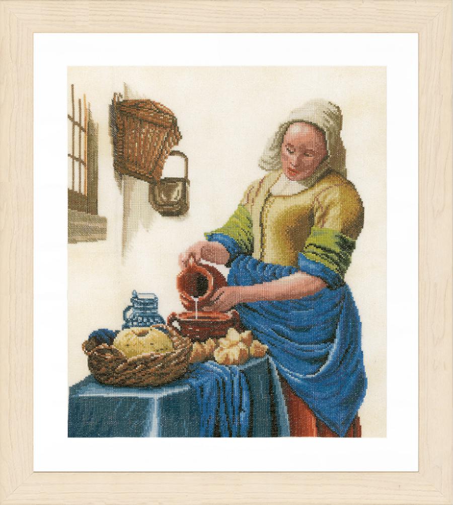 PN-0168604 Набор для вышивки крестом LanArte Milk Lady "Женщина с молоком". Catalog. Kits