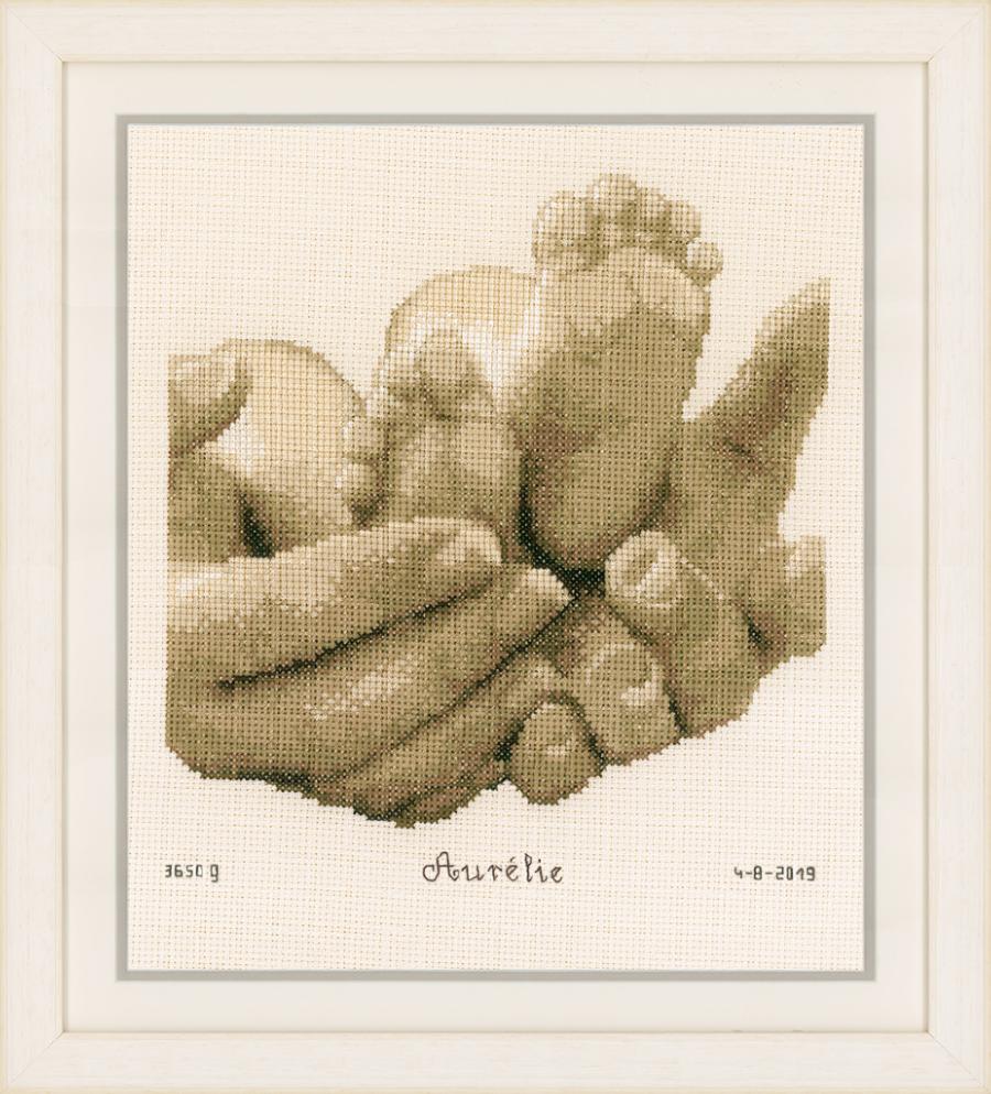 PN-0153837 Набор для вышивки крестом Vervaco Baby feet "Детские ножки". Catalog. Kits