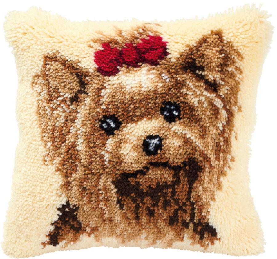 PN-0014144 Набор для вышивания подушки (ковроткачество) Vervaco Dog "Собачка". Catalog. Kits