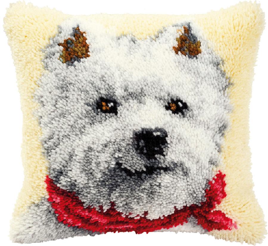 PN-0014148 Набор для вышивания подушки (ковроткачество) Vervaco Dog "Собачка". Catalog. Kits