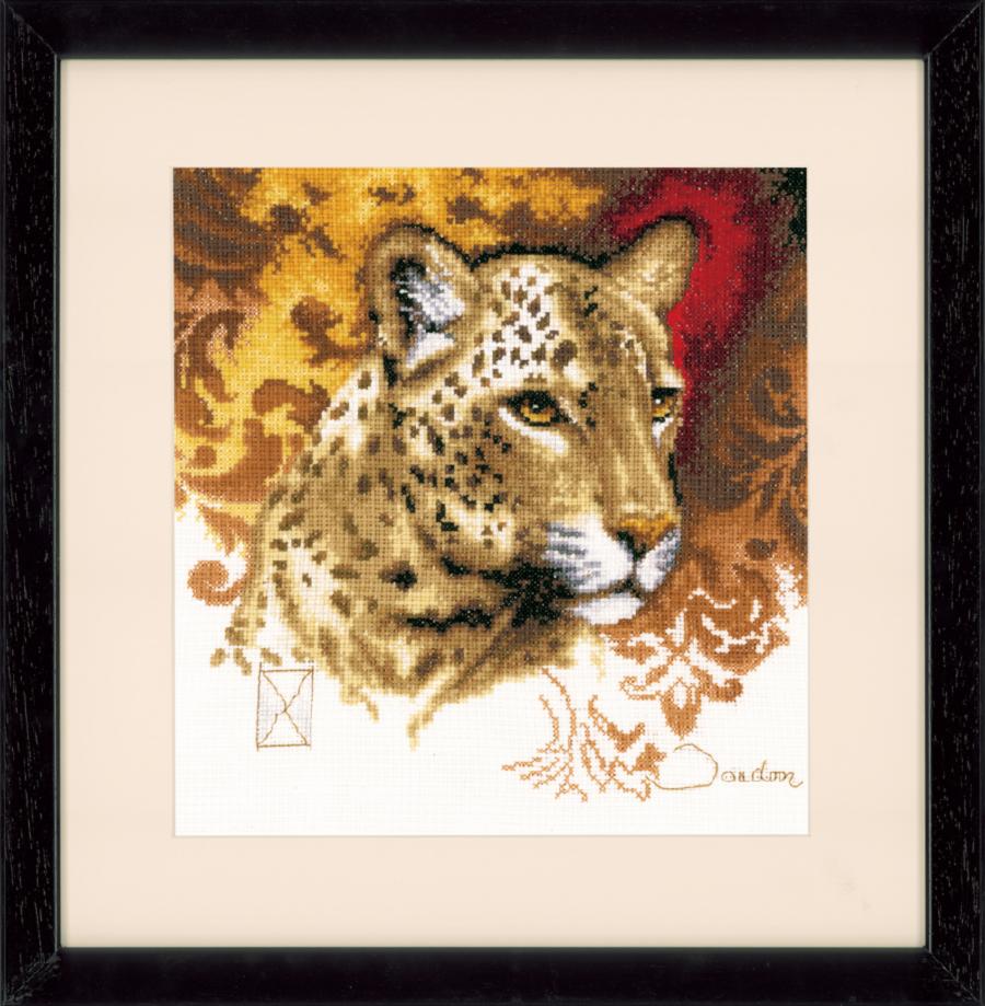 PN-0021225 Набор для вышивки крестом LanArte Leopard "Леопард". Catalog. Kits