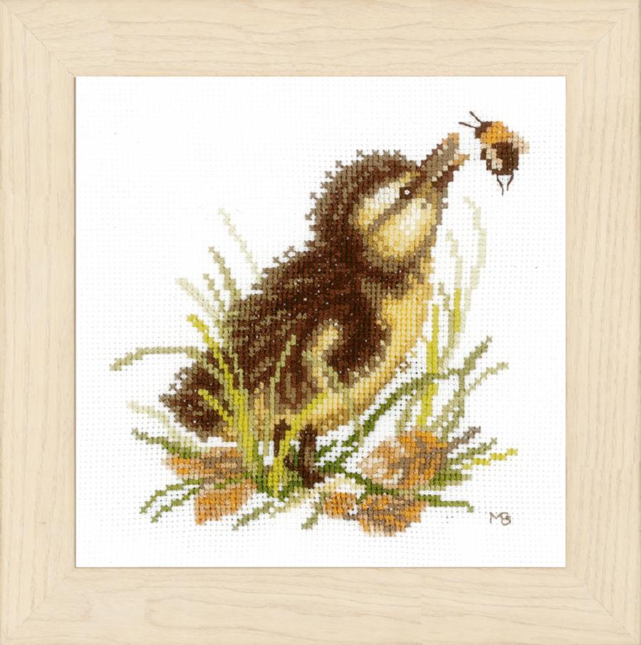 PN-0146977 Набор для вышивки крестом LanArte Duckling and bumblebee "Утенок и шмель". Catalog. Kits