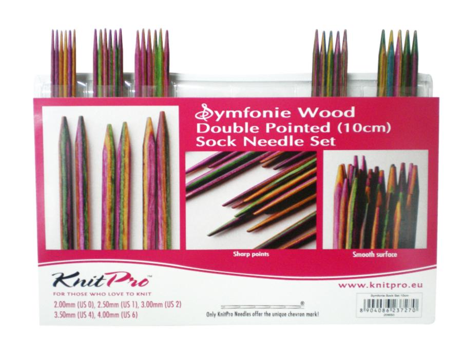 20650 Набор деревянных носочных спиц 10 см Symfonie Wood KnitPro. Catalog. Knitting. Needle and crotchet kits