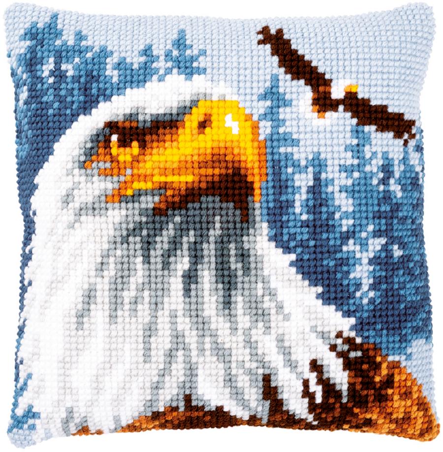 PN-0180284 Набор для вышивания крестом (подушка) Vervaco Eagle "Орел". Catalog. Kits