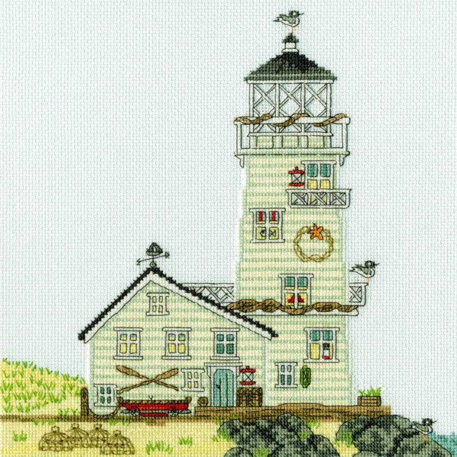 XSS6 Набор для вышивания крестом New England – The Lighthouse "Новая Англия - Маяк", Bothy Threads. Catalog. Kits