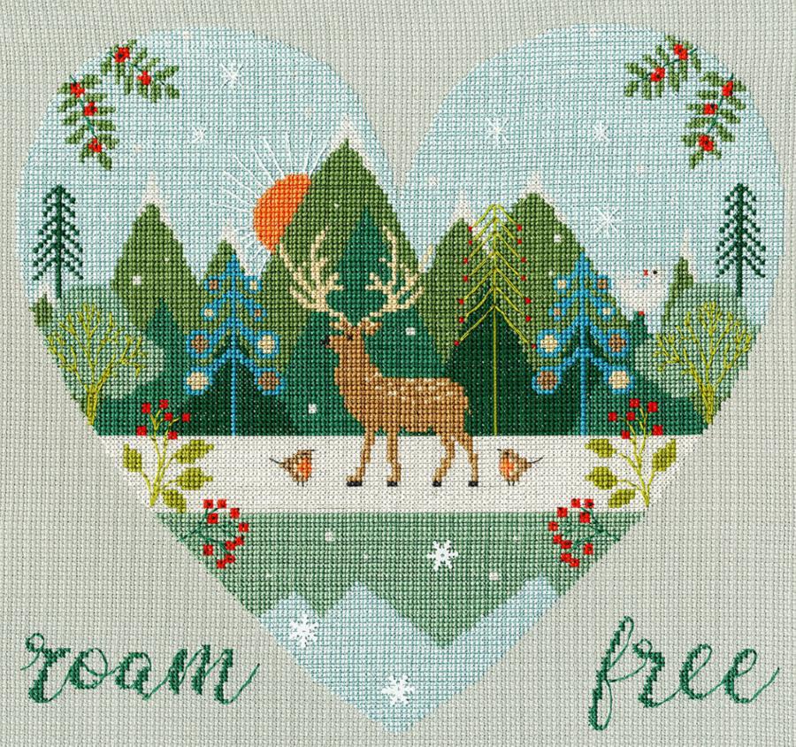 XHY4 Набор для вышивания крестом Roam Free "Свободное передвижение" Bothy Threads. Catalog. Kits