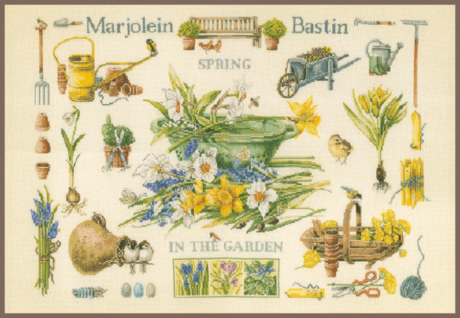 PN-0007964 Набор для вышивки крестом LanArte Spring in the garden "Весна в саду". Catalog. Kits
