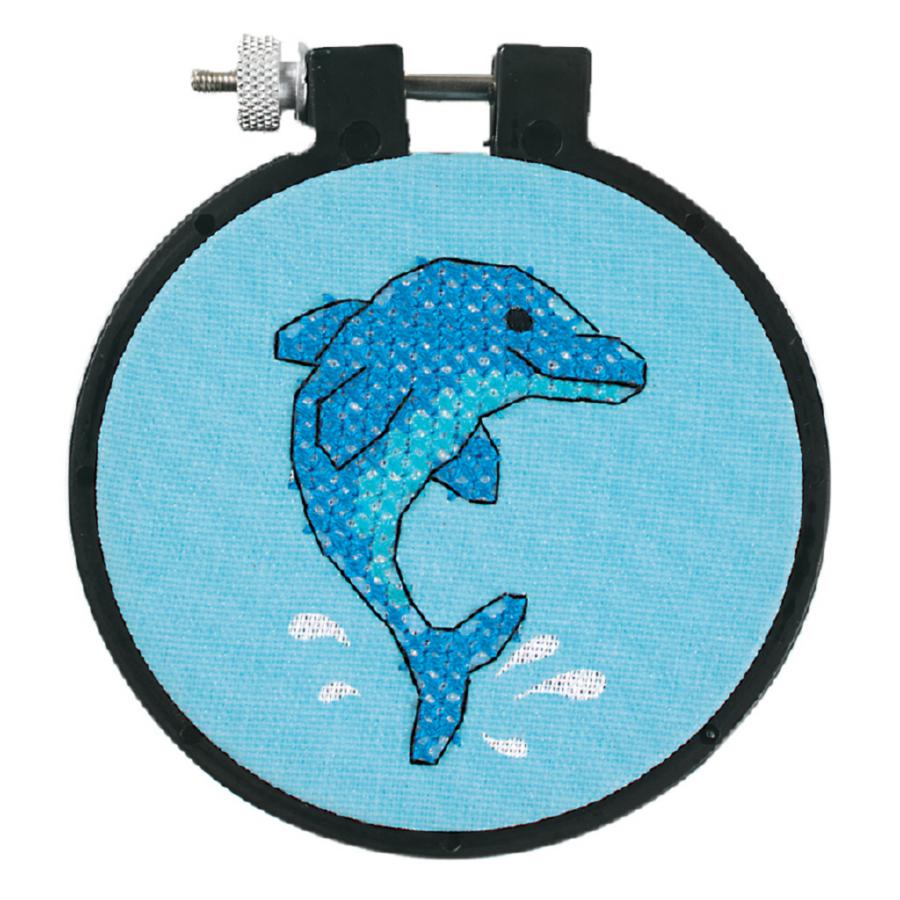 72533 Набор для вышивания крестом DIMENSIONS "Dolphin Delight" "Дельфин". Catalog. Kits
