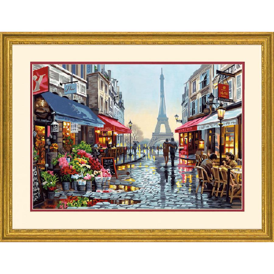 73-91651 Набор для рисования красками по номерам Paris Flower Shop "Цветочный магазин в Париже" Dimensions. Catalog. Kits