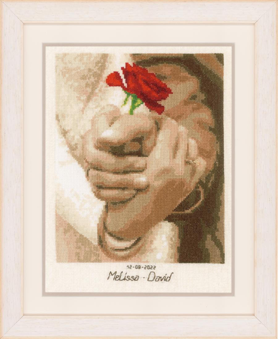 PN-0198268 Набор для вышивания крестом Vervaco "Свадебная роза". Catalog. Kits