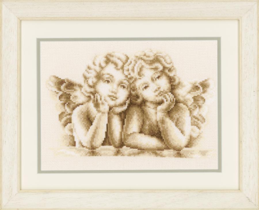 PN-0146042 Набор для вышивания крестом Vervaco "Мечтающие ангелы". Catalog. Kits