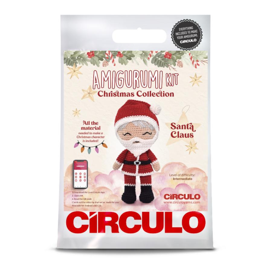 1 AMIGURUMI KIT - CHRISTMAS Santa Claus  (100%% бавовна). Catalog. Kits