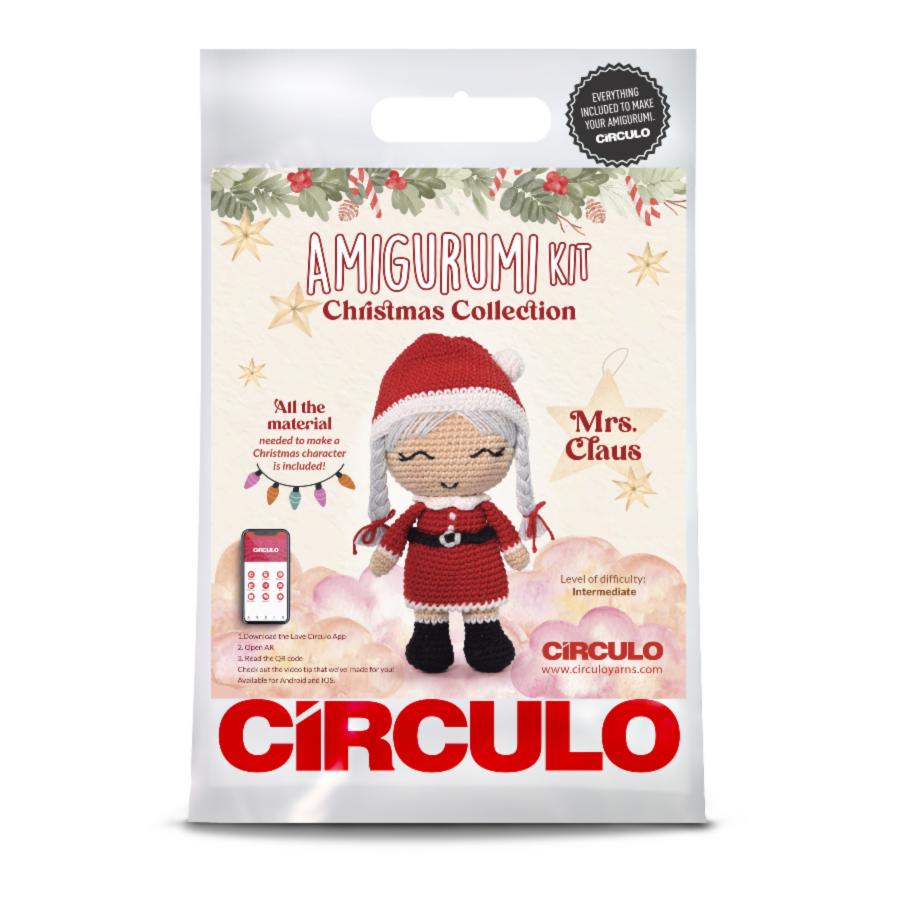2 AMIGURUMI KIT - CHRISTMAS Mrs. Claus (100%% бавовна). Catalog. Kits