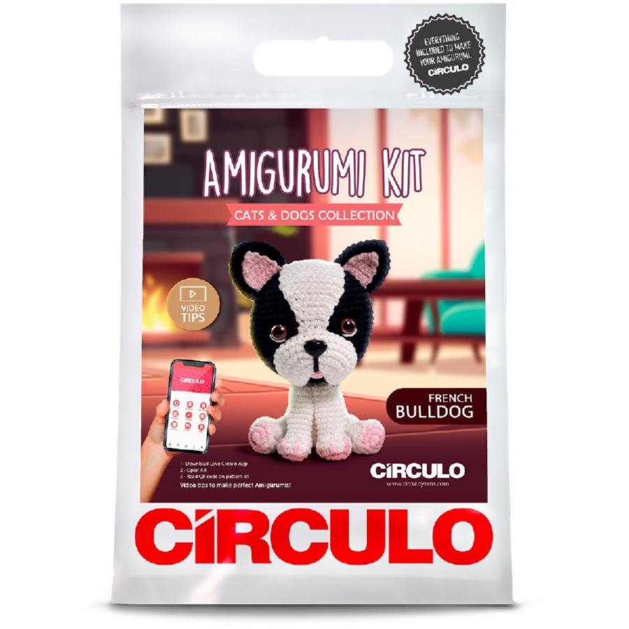 2 AMIGURUMI KIT - CATS & DOGS French Bulldog -  Французький бульдог. Catalog. Kits