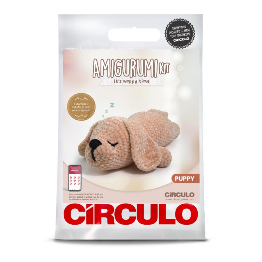 1 AMIGURUMI KIT - HAPPY TIME PUPPY (100%% бавовна). Catalog. Kits