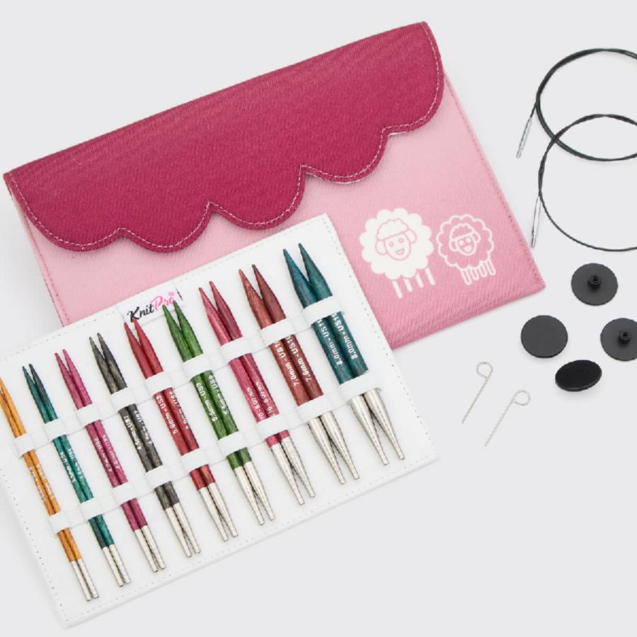200633 Набір дерев'яних знімних спиць Deluxe Symfonie Dreamz 13 см KnitPro. Catalog. Knitting. Needle and crotchet kits