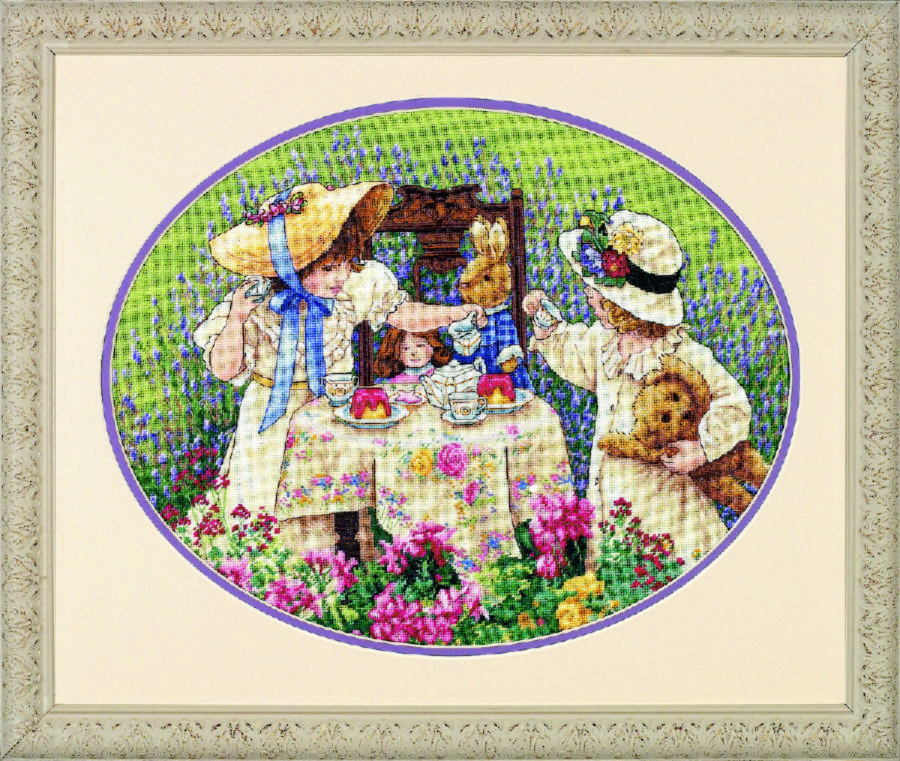 35152 Набір для вишивання хрестом Чаювання Afternoon tea,41*30см,DIMENSIONS. Catalog. Kits